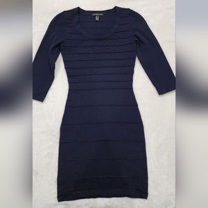 Mango Navy Mini Dress